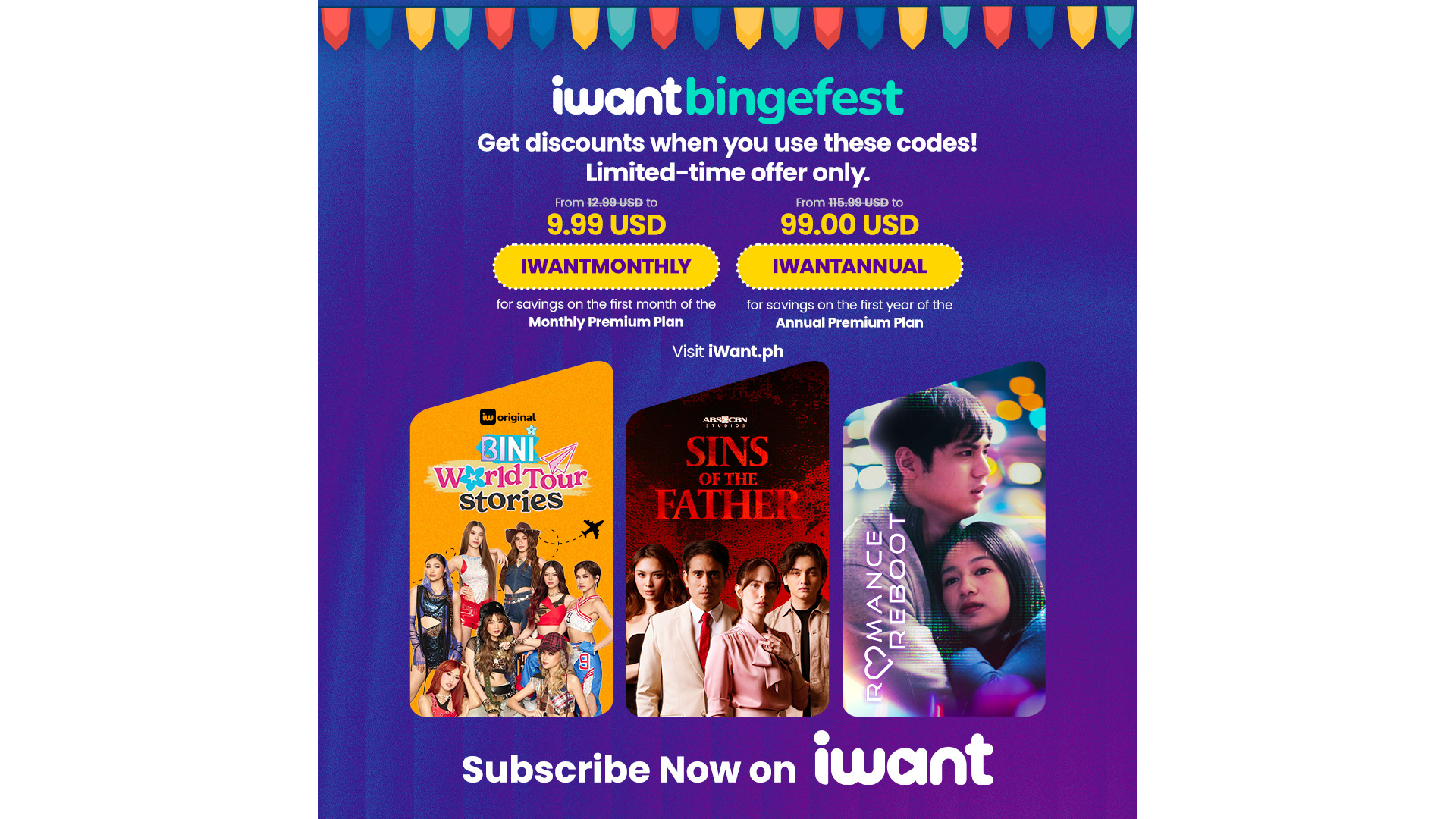 iWANT Offers SPECIAL DISCOUNTED Rates In The US Until NOVEMBER 30