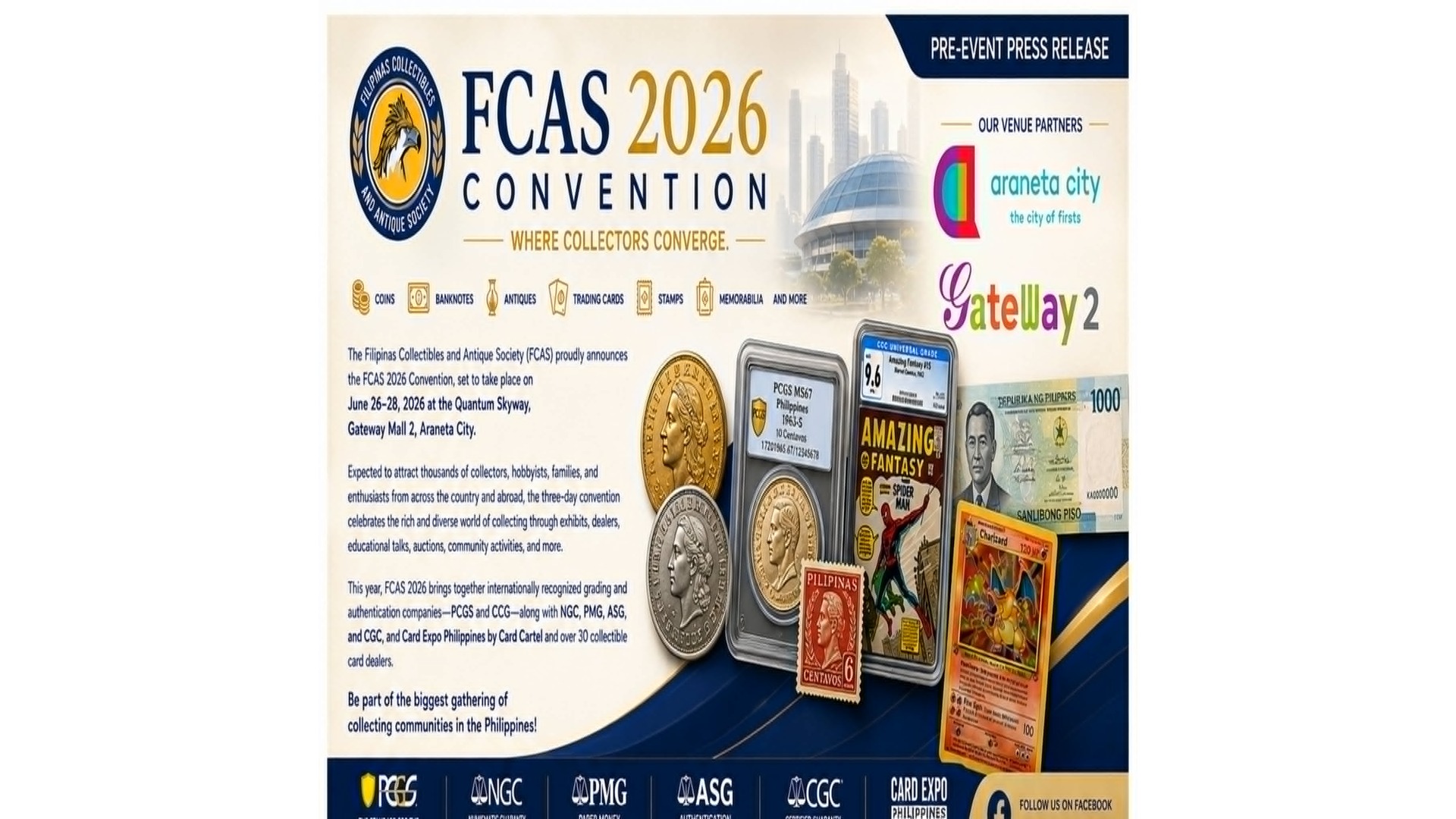 FCAS 2026 Convention Brings Together Collectors, History, and Global Brands in the Philippines’ Premier Collectors’ Gathering