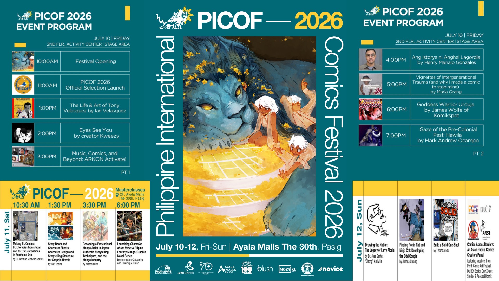 The PHILIPPINE INTERNATIONAL COMICS FESTIVAL Returns As An Open Festival