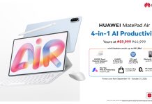 World’s Best Screen and 4-in-1 AI Productivity on the Ultra-Thin, PC-Like HUAWEI MatePad Air, Now Available Online and in Stores