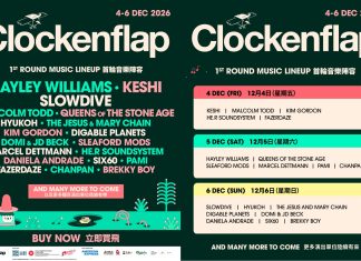 Clockenflap Announces Thrilling First Wave Lineup, Including HAYLEY WILLIAMS, KESHI, SLOWDIVE, MALCOLM TODD, QUEENS OF THE STONE AGE and Many More!